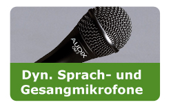 Dynamische Sprach-/Gesangsmikrofone